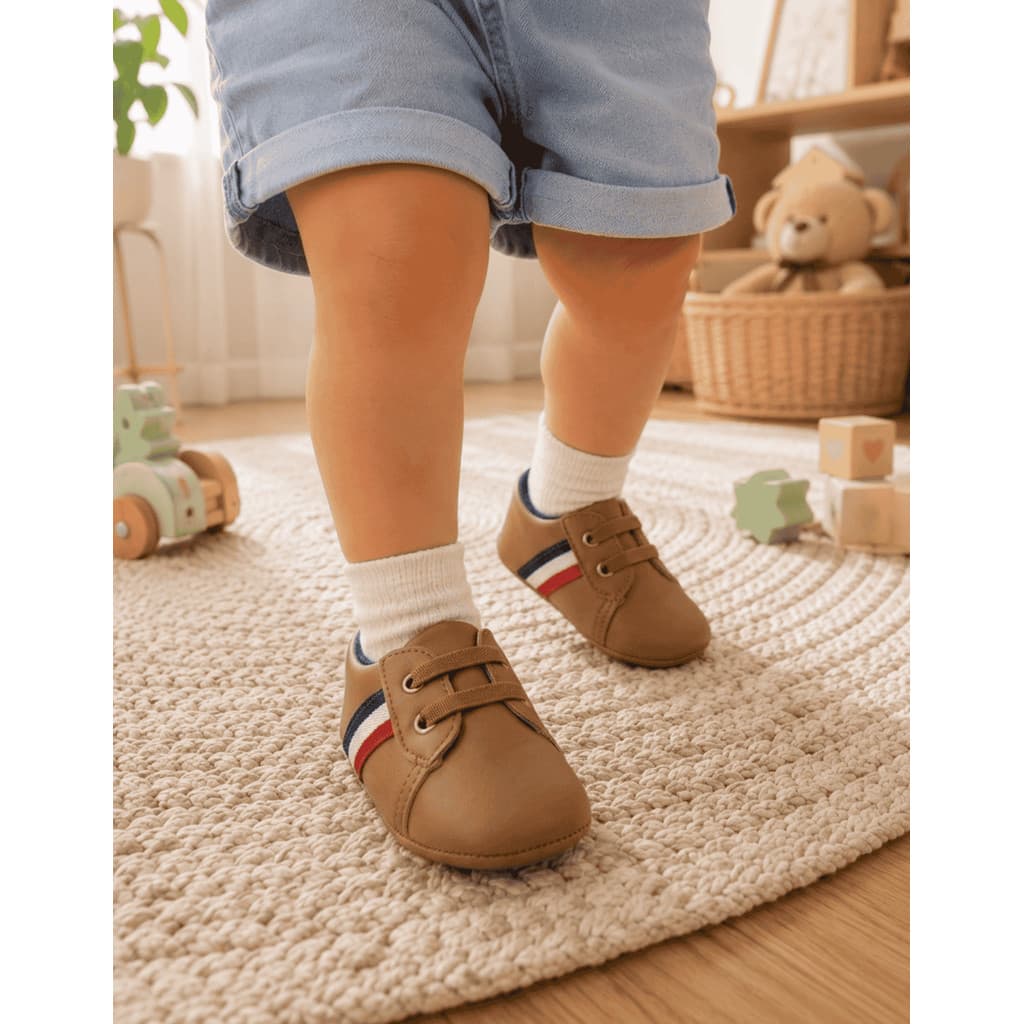 Tênis Infantil Bebê Menino Casual Confortável Primeiros Passos