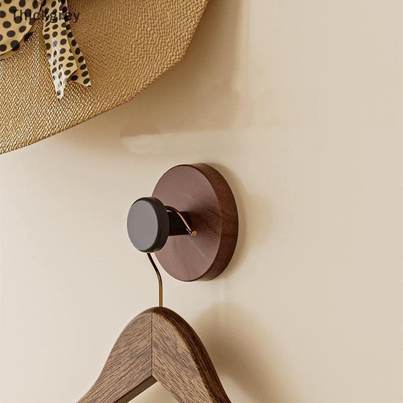 thickgrey Ganchos De Parede Adesivos De Madeira Natural Forte Segurar Sem Perfuração Para Quarto Banheiro Pendurado Chav