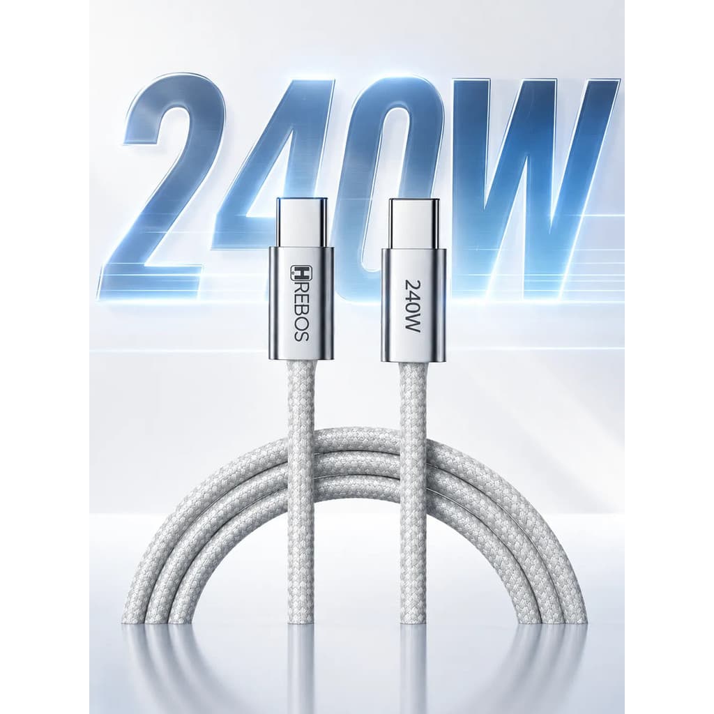 Cabo Tipo-c 2m 240w Pd Compativel Moto Edge 40 Edge 30 Neo