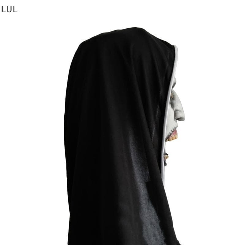 [LUL] Máscara De Látex Da Freira Assustadora De Terror Com Lenço Na Cabeça Valak Cosplay Para Fantasia De Halloween BR