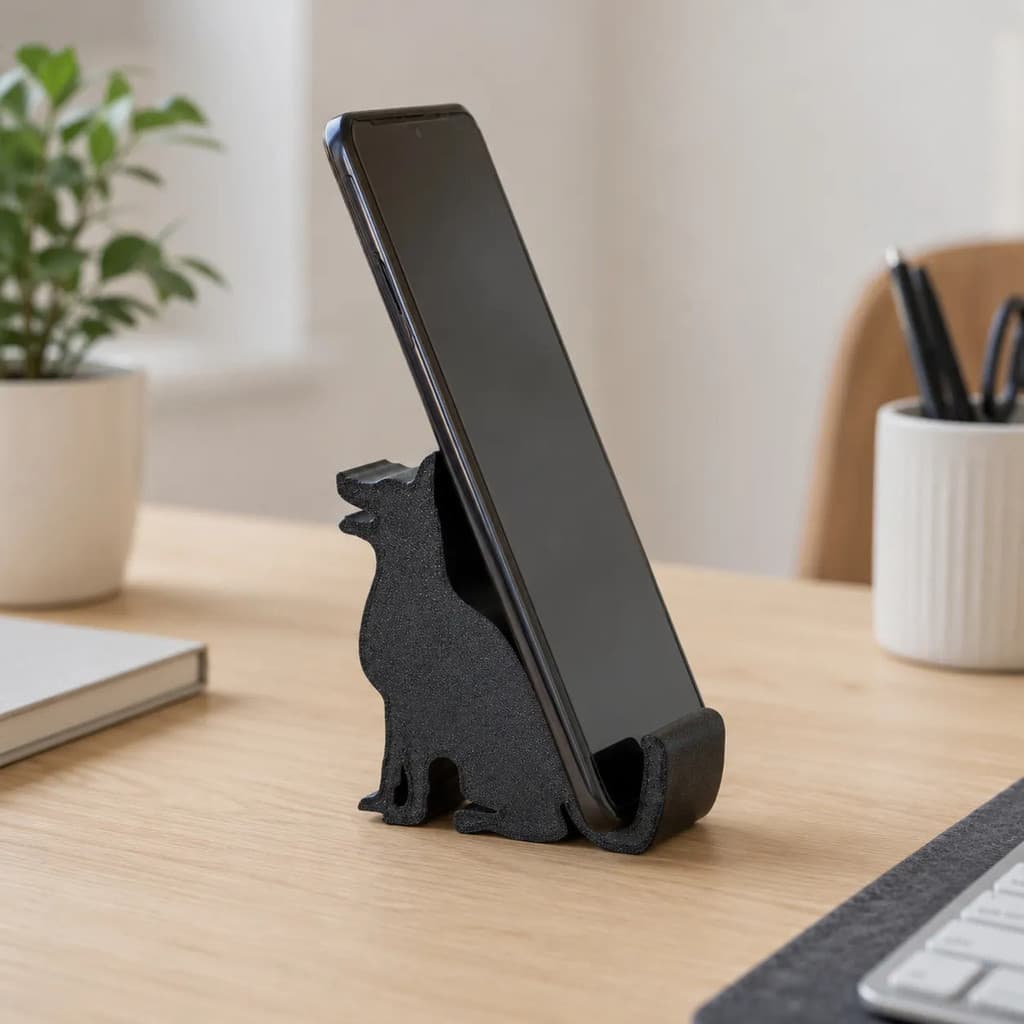 Suporte Bancada Celular Mesa Universal Modelo Cachorro