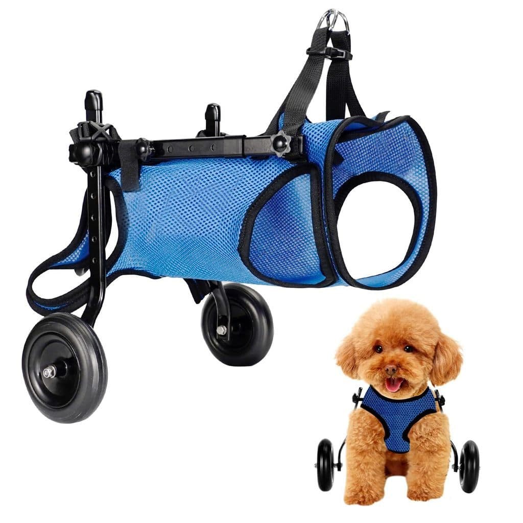 Novo estilo pet cadeira de rodas carrinho reabilitação do cão andando carrinho auxiliar impulsionador pet cão Walker
