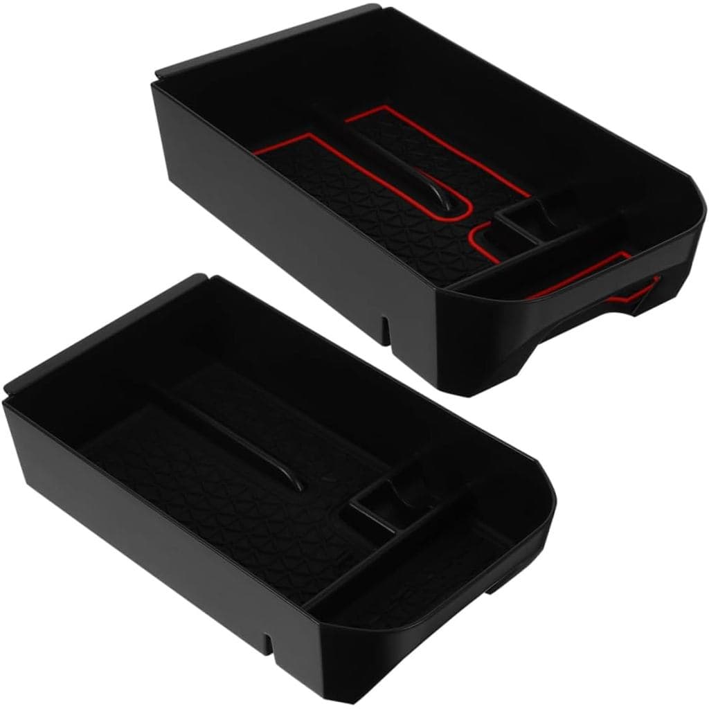 2 Peças Organizador De Armazenamento De Apoio De Braço De Carro Console Central Durável Para Fácil Instalação E Capacida