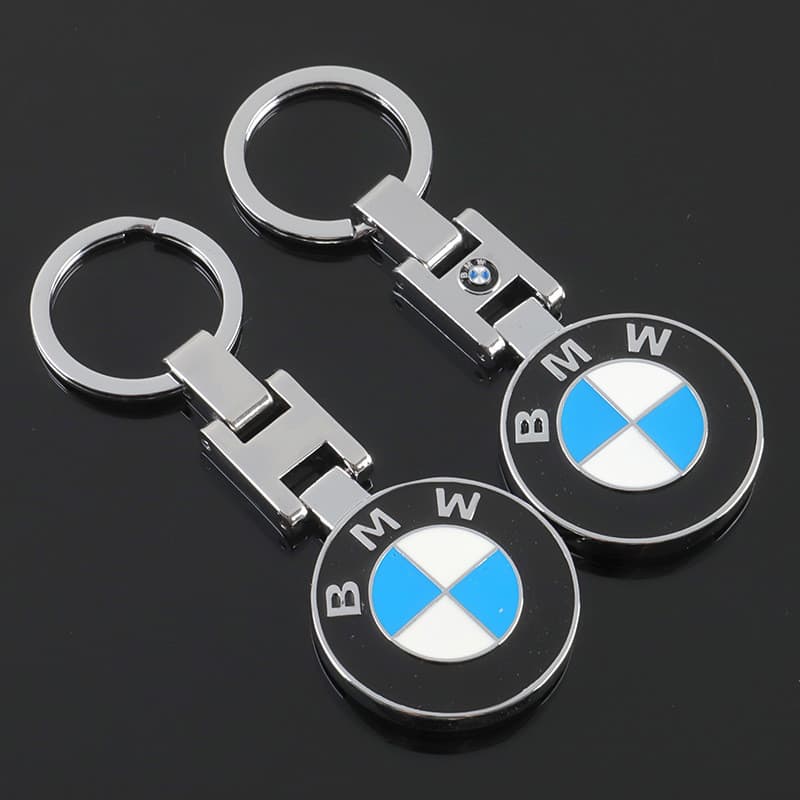 H fivela dupla face esmalte logotipo do carro logotipo do carro chaveiro de Metal publicidade chaveiro do carro corrente
