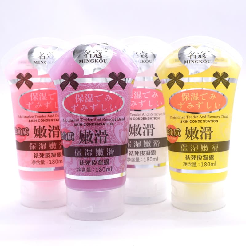 Famoso Coco leite macio suavização esfoliante Gel esfoliante pele morta esfregando lama hidratante hidratante loção suav