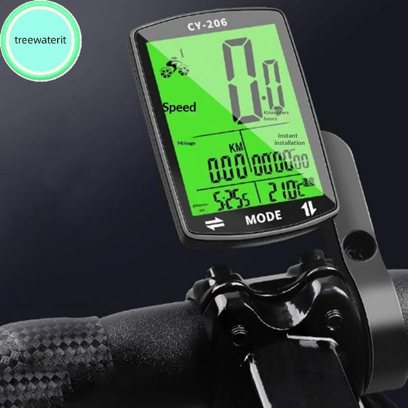 treewaterit GPS Bicicleta Velocímetro Computador À Prova Dwaterproof Água 2.4 Polegada Odômetro br