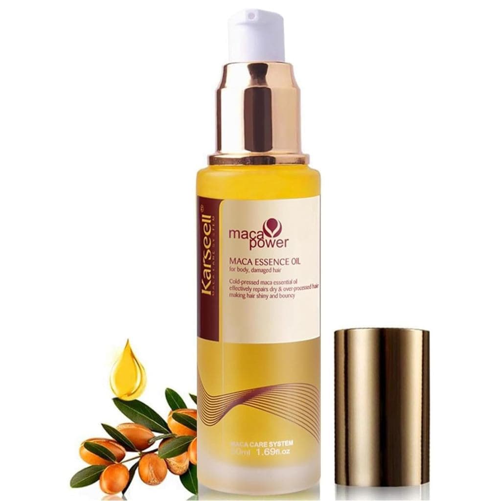 Condicionador Capilar Kassel com Óleo de Argan - Reparação Leve para Cabelos Secos, Spray para Cabelos Oleosos 50ml