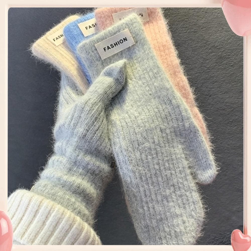 Luvas Quentes De Inverno , Térmicas Grossas De Material De Pelúcia Térmica , Calor