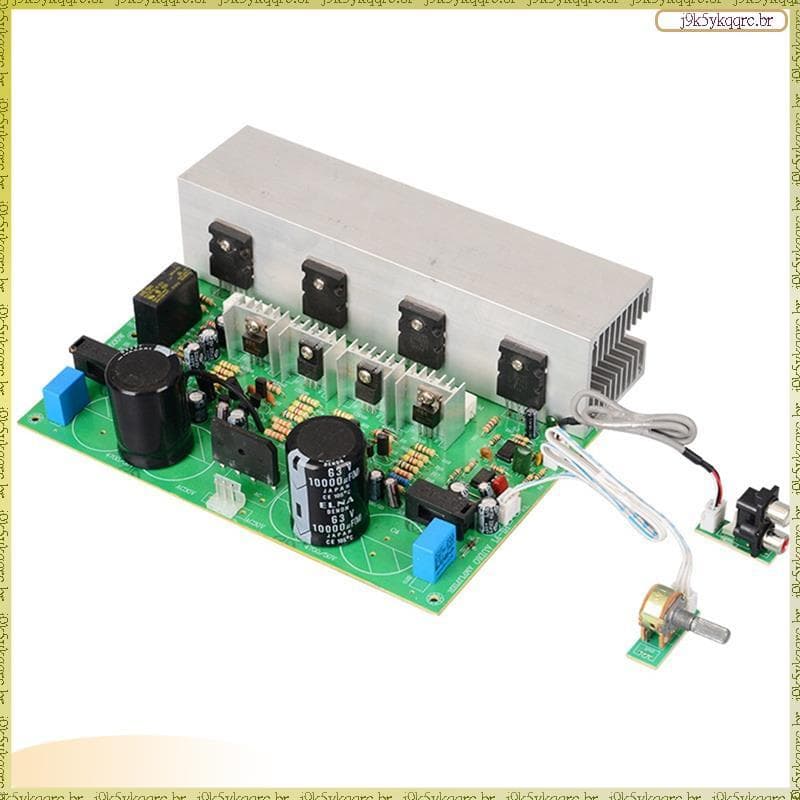 [Lan] 500W A1943/C5200 Placa De Amplificadores De Som Subwoofer De Alta Potência AC24-30V Módulo Amplificador Pesado