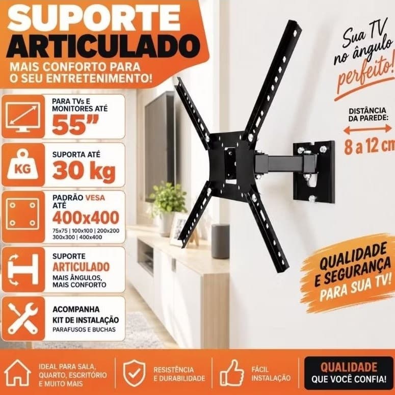 Suporte Articulado De Parede Para Tv LG 55 Polegadas