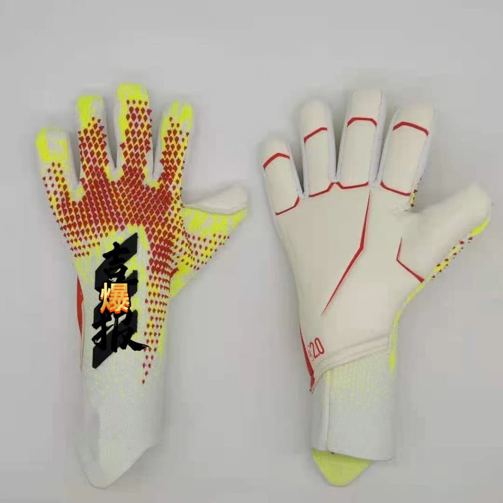 Luvas de goleiro juvenil competição de futebol luvas de goleiro engrossado adulto látex antiderrapante treinamento dedic