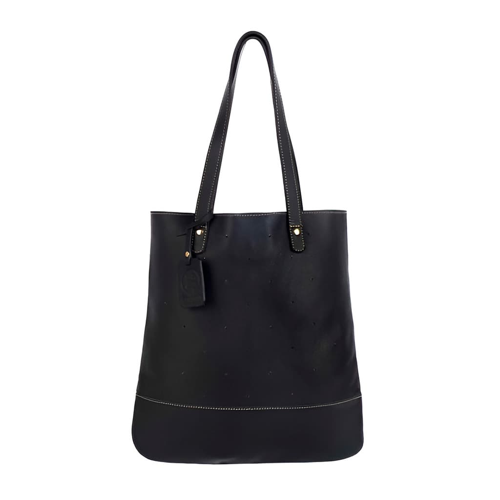 Bolsa de Couro Legítimo Preto Premium Qualidade Original Profissional Top Durável Resistente Prático Moderno Elegante