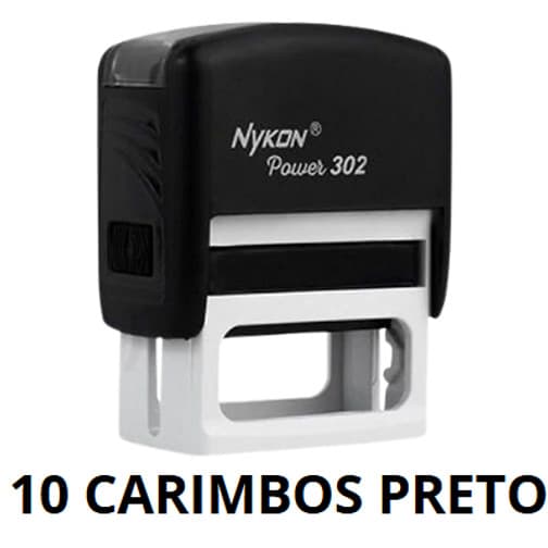 10 Carimbos Personalizados Para Todas as Áreas - Nykon 302