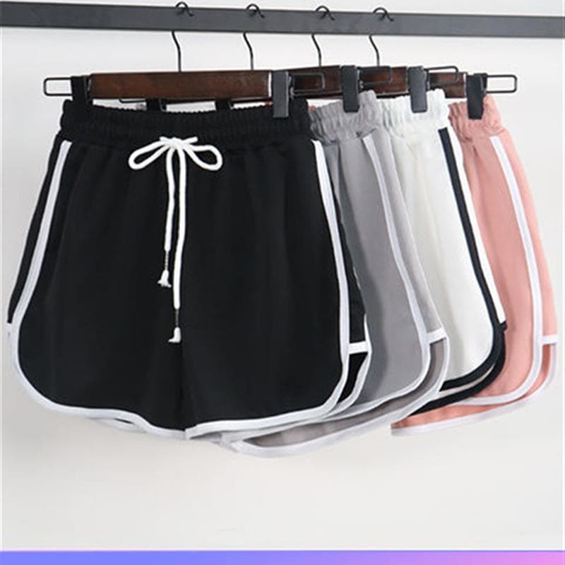 Calças quentes de secagem rápida de três pontos verão exterior Wear A linha casa calças casuais correndo esportes cintur