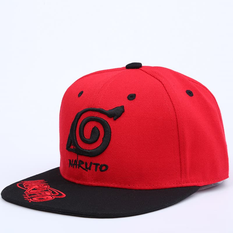 Anime Naruto aba plana Hip Hop boné masculino feminino boné de beisebol aba plana chapéu bordado chapéu de sol boné de b