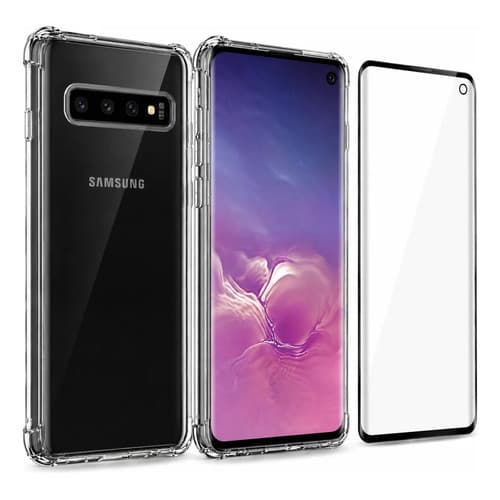 Capinha Capa Anti Impacto Para Galaxy S10 + Pelicula