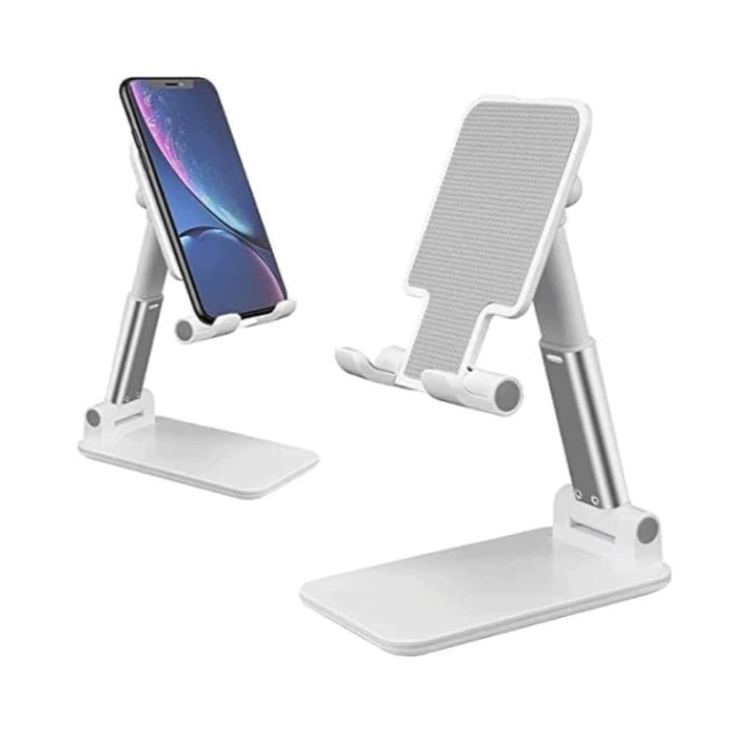 Suporte para Celular e Tablet Dobrável Ajustável Universal Portátil de Mesa