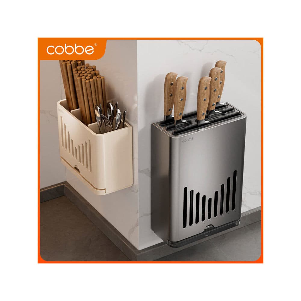 Kabe cozinha de aço inoxidável faca rack prateleira fixado na parede pauzinho titular multifuncional pauzinho gaiola int
