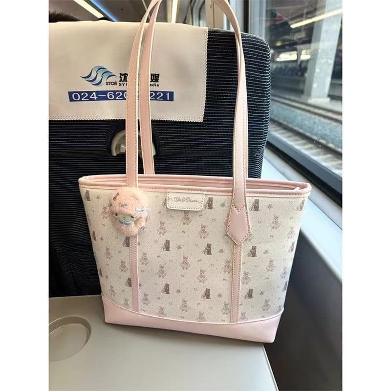 Nicho menina saco 2026 novo estilo sacola grande capacidade bonito bolsa estudante classe Commuter bolsa de ombro