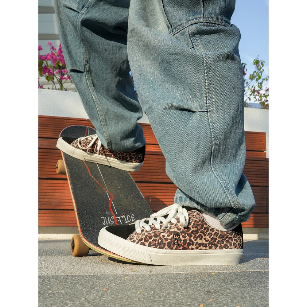 Jiluke Beidouxing leopardo impressão sapatos femininos novo estilo das mulheres dos homens sapatos casuais absorção de c