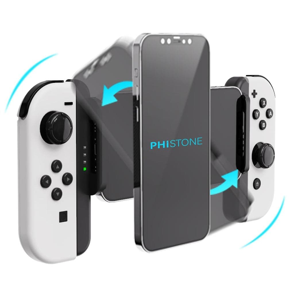 Suporte Magnético Phistone MagSafe para Smartphone e Tablet para Nintendo Switch JoyCon (JoyCon Não Incluído) - 360 °
