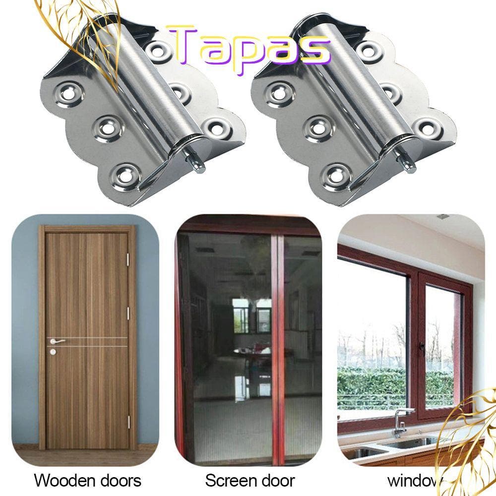 Dobradiças Niveladas Para Meninas , Dobradiça Borboleta De Porta De Aço Inoxidável Com Fechamento Automático , De Gabine