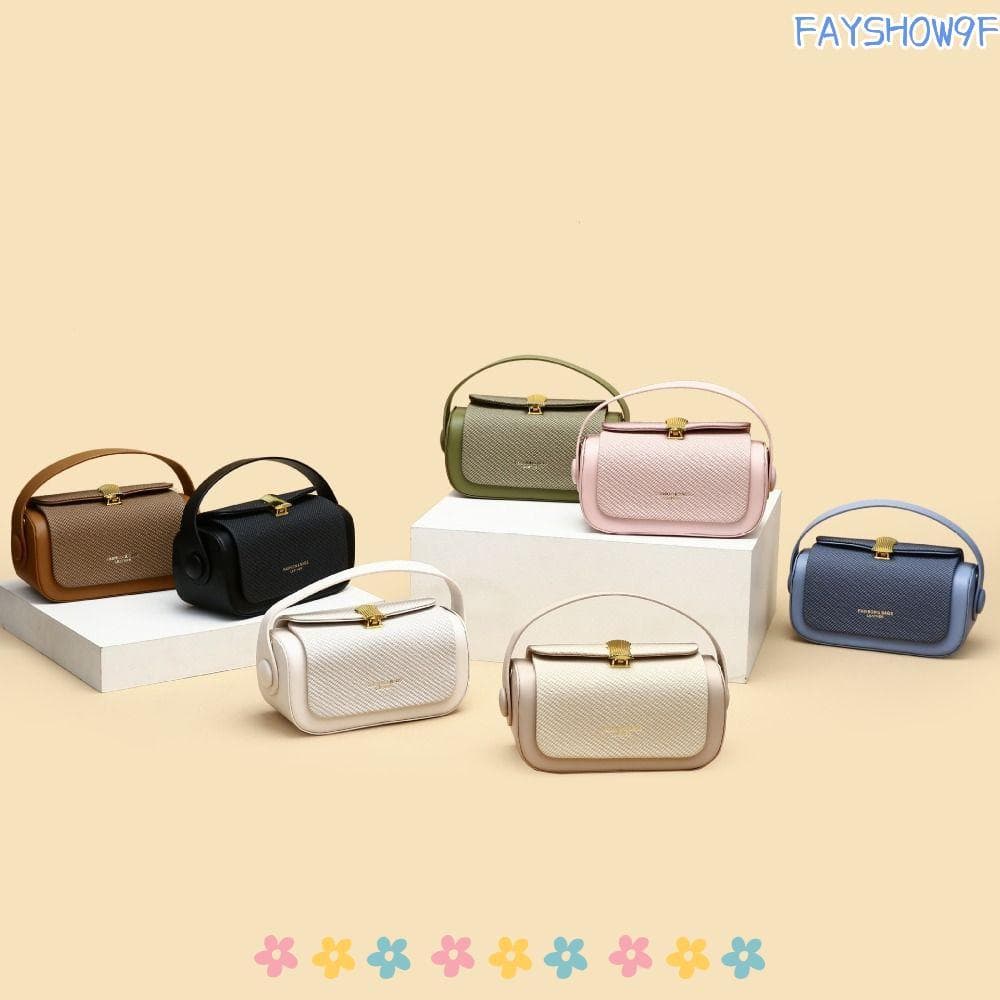 Bolsa Crossbody FAYSHOW , De Ombro Estilo Retrô De Grande Capacidade Clássica De Couro Texturizado Preto