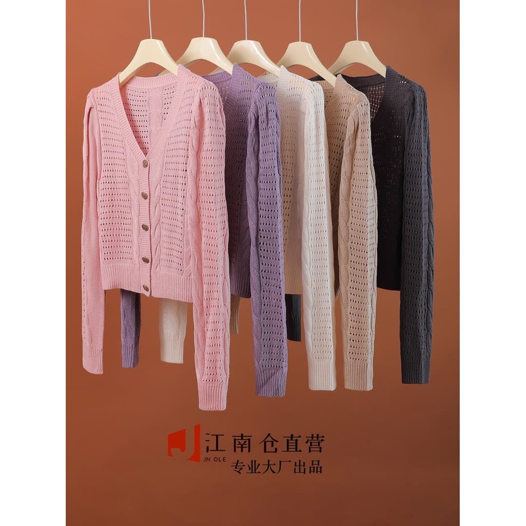Armazém Jiangnan [fio especial de alto negócio] Limpeza com perda!Estilo suave malhas redutoras de idade primavera outon