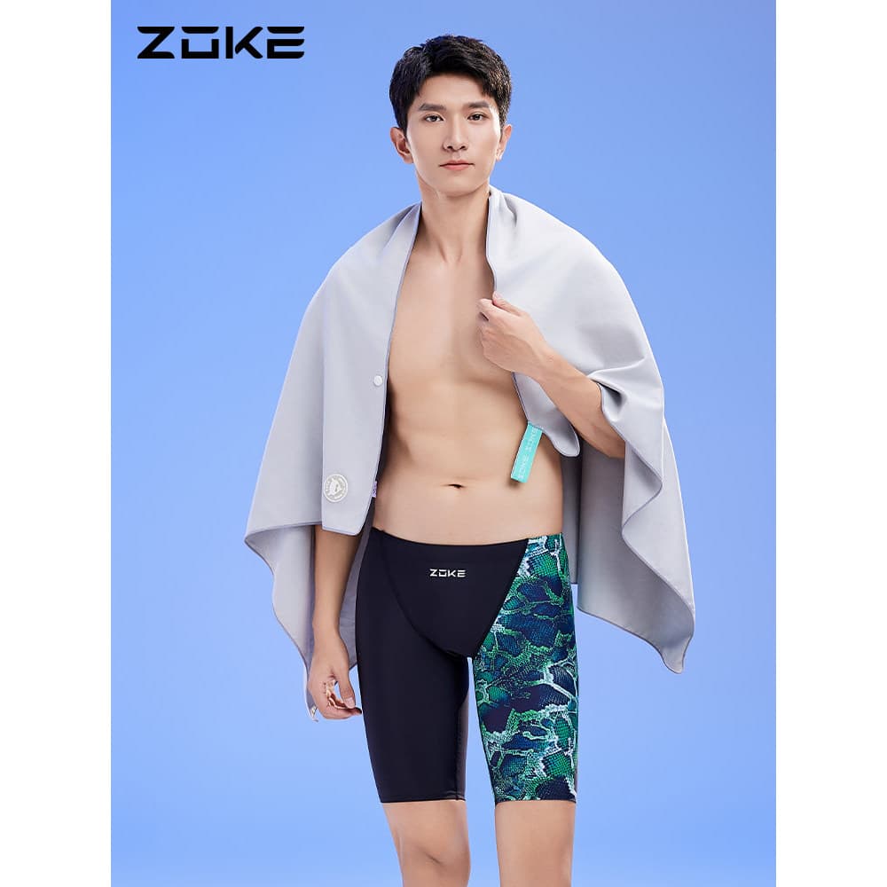Zoke toalha de banho masculina treinamento de natação absorver água de secagem rápida zoke esportes Fitness primavera qu