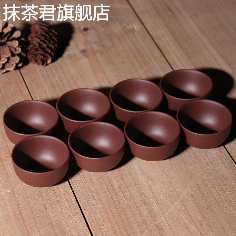 Yixing Zisha copo de degustação de chá Kung Fu copo de cerâmica grande tamanho pequeno mestre tigela de chá conjunto de