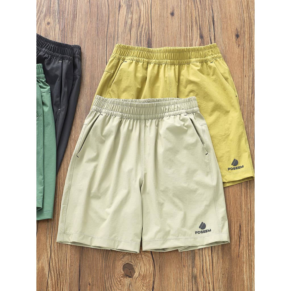 [Nylon] Shorts finos de verão para crianças, calças casuais de secagem rápida, calças de praia para crianças médias e gr
