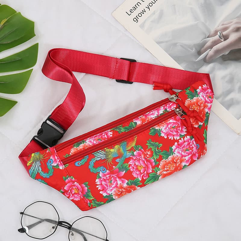 Novo estilo feminino Close-Fitting Casual cinto saco de cintura esportiva correndo saco do telefone móvel trabalho saco