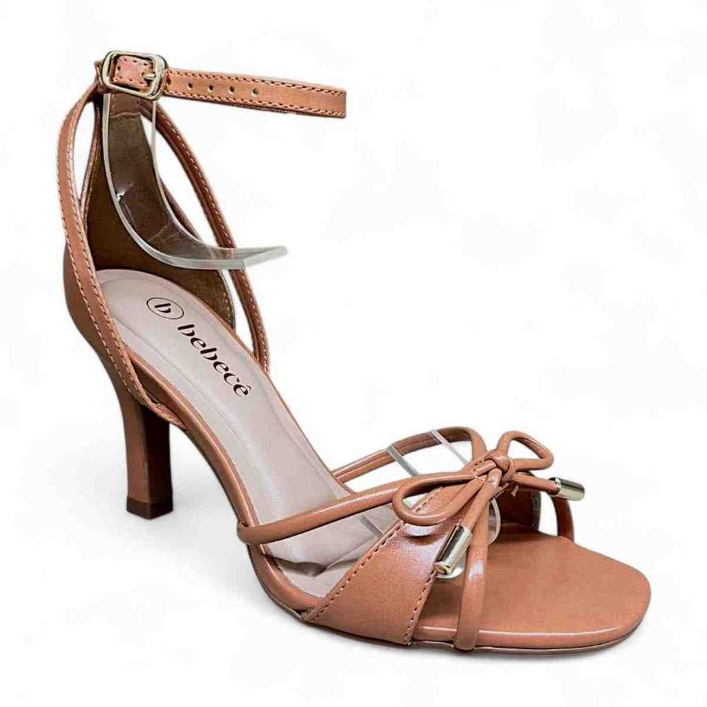 SANDALIA BEBECE T7539-468 COM LAÇO E SALTO TAÇA FINO MÉDIO