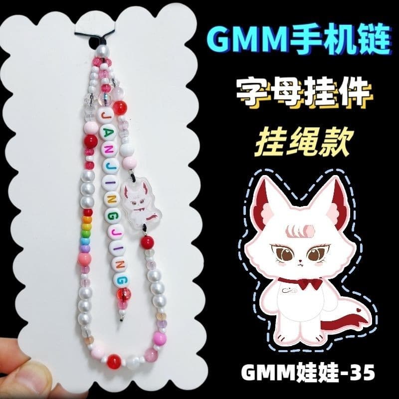 Gmm boneca jóia acrílico Tai telefone móvel corrente cordão primavera fivela cinta do telefone móvel janjj pingente