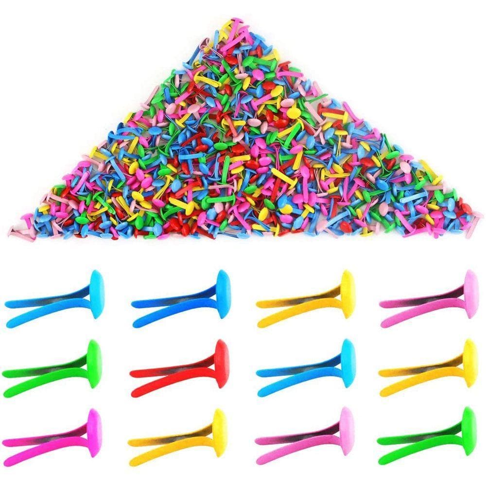 Brads DIY 100 Pcs Projeto De Arte Artesanato Em Papel Escolar Para Material De Raspagem