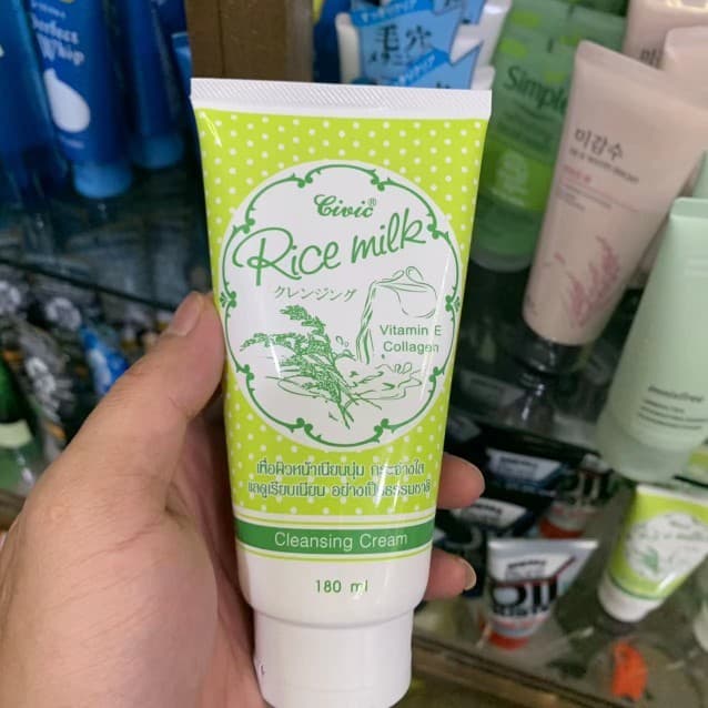 Vietnã comprar arroz tailandês colágeno limpador facial limpador facial hidratante suave limpador facial sua rua mat180g