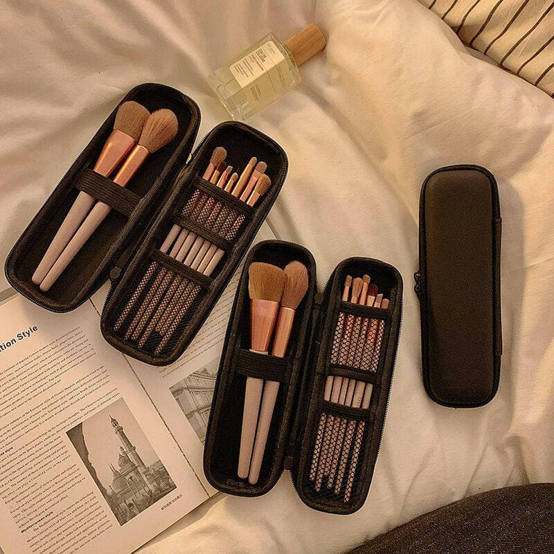 Saco de pincel de maquiagem saco de armazenamento feminino portátil 2026 novo estilo portátil viagem tamanho pequeno esc
