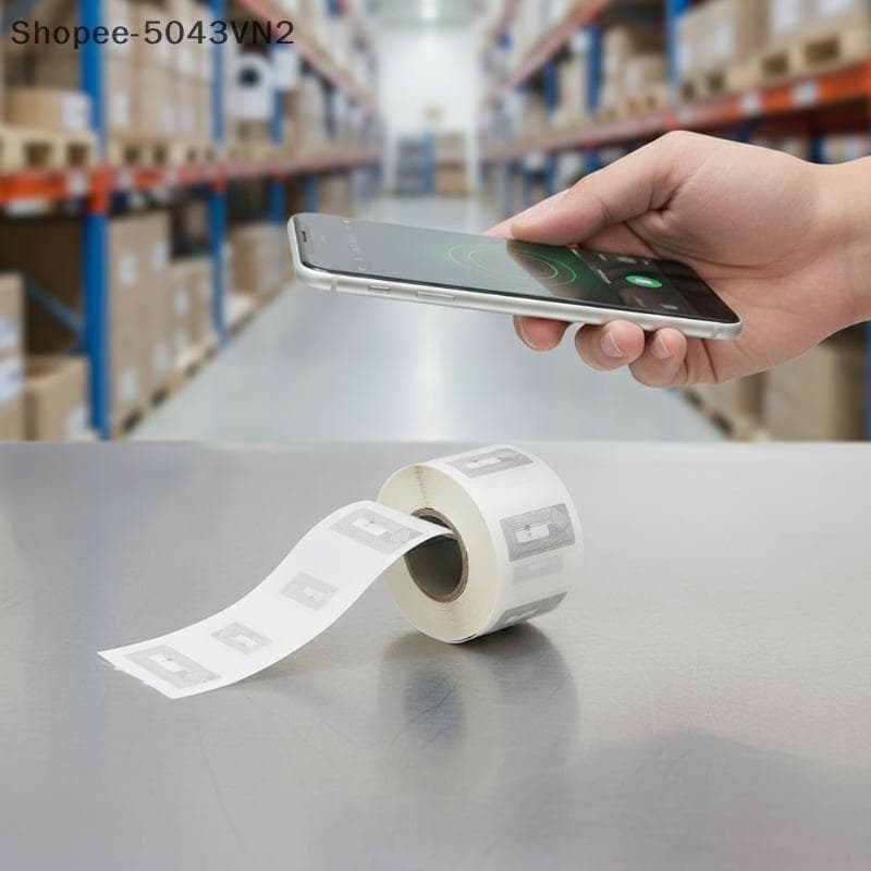 [RE] Ntag213 Stier RFID NFC Chip Wet Inlay 2x1cm 100PCS 1356MHz Tag Label Uso Versátil Para Controle De Armazém R