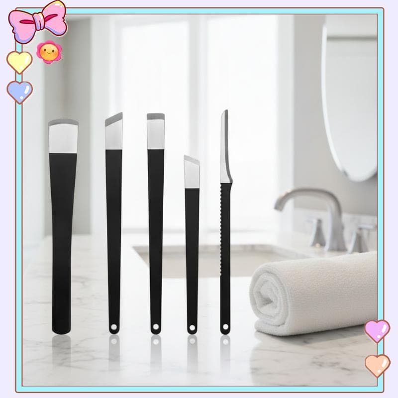 [beautifulhome] 3/4/5/6 Unidades Conjunto De Pedicure Para Cuidados Com Os Pés Afiado De Aço Inoxidável Estojo De Armaze