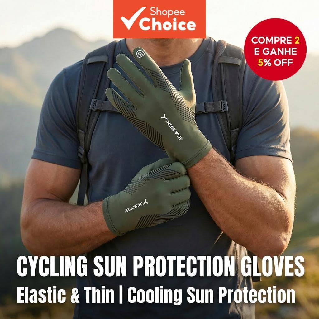Homens De Seda Gelo Meio Dedo Flip Luvas De Proteção Solar Touchscreen Anti Deslizamento Respirável Para Ciclismo Ao Ar