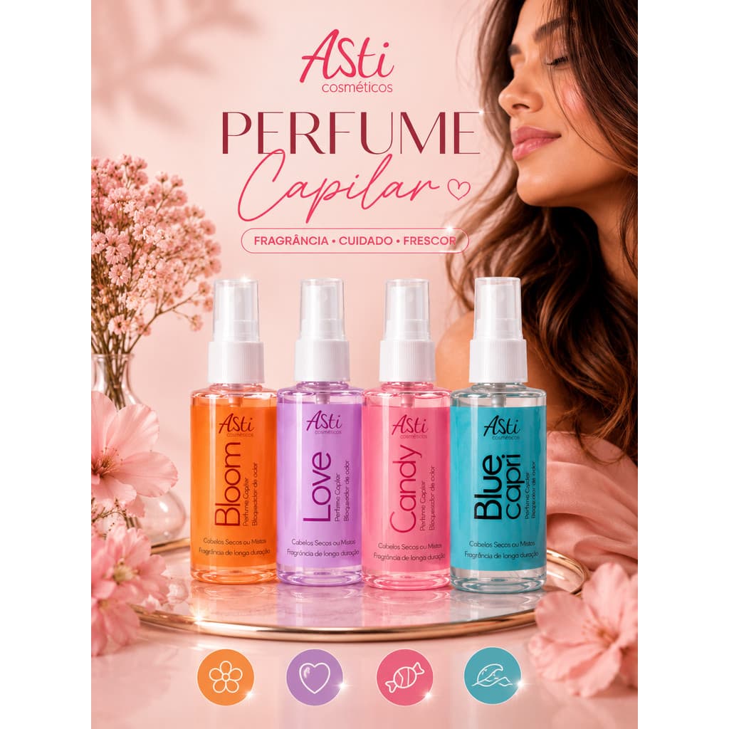 Perfume Capilar Love - Asti