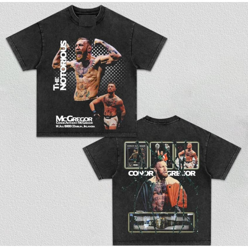 Camiseta Camisa Blusa Unissex Algodão Lutador  CONOR MCGREGOR
