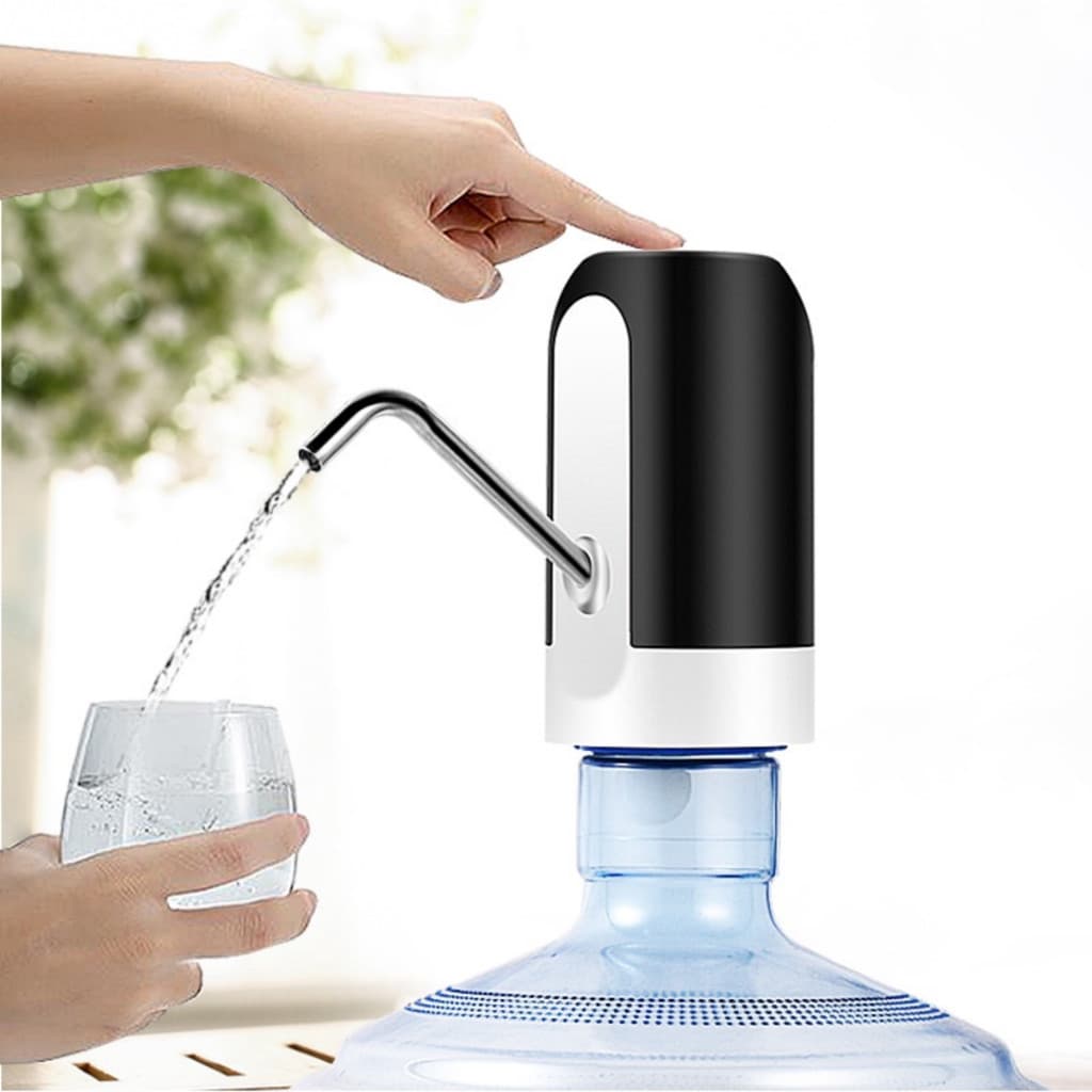 Bomba Elétrica Automática Para Galão De Água Bebedouro Recarregável USB Portátil