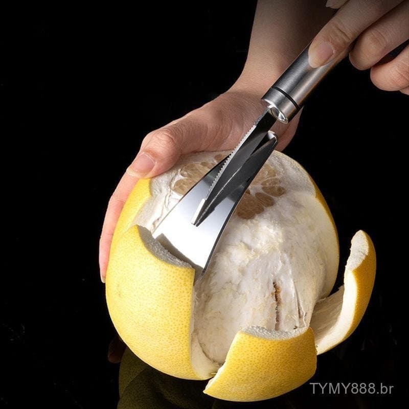 #     Novo Descascador de Laranja em Aço Inoxidável, Descascador de Limão Manual, Prático, Abridor de Garrafa de Toranja