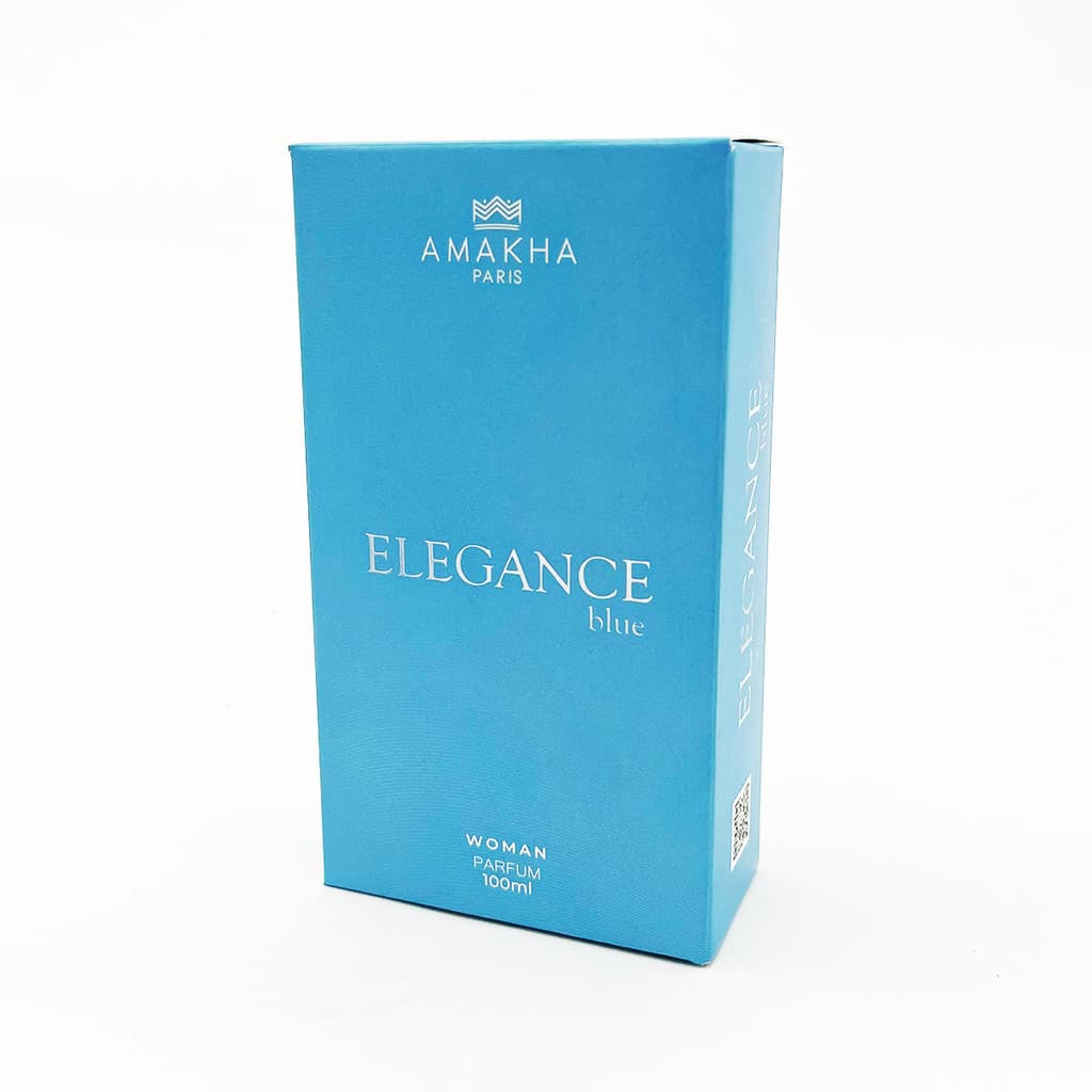 Perfume Feminino Elegance Blue 100ml Original Amakha Paris | Floral Fresco para o Dia a Dia