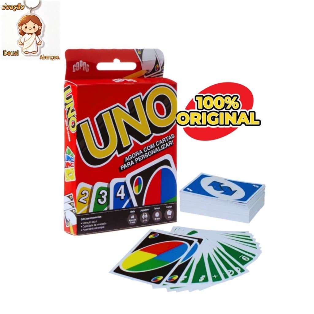 MARCA MATTEL Jogo De Cartas - Uno - Copag -  100% Original