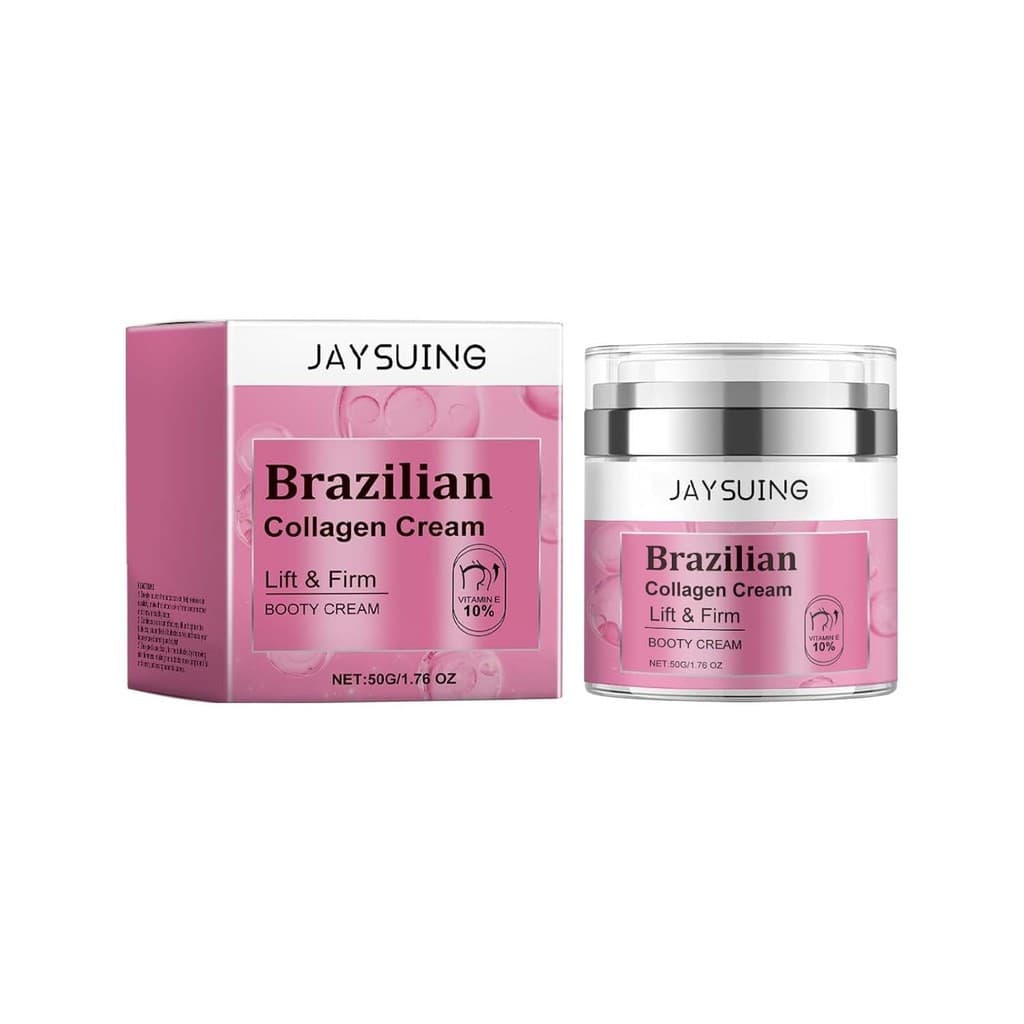 Creme Firmador para Glúteos, Contém ácido hialurônico, colágeno e manteiga de karité, Nutre e ajuda a melhorar a textura