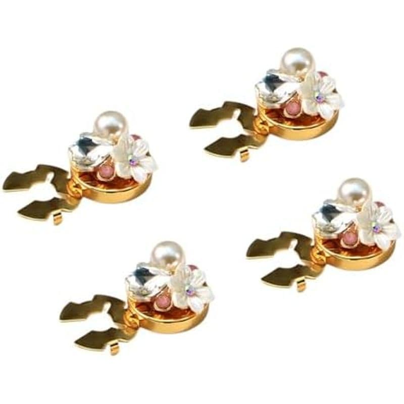 Capas De Botão De Strass | Decoração De Casaco De Flor Abotoaduras De Capa-Para Mulheres Meninas Senhoras Esposas Esgoto