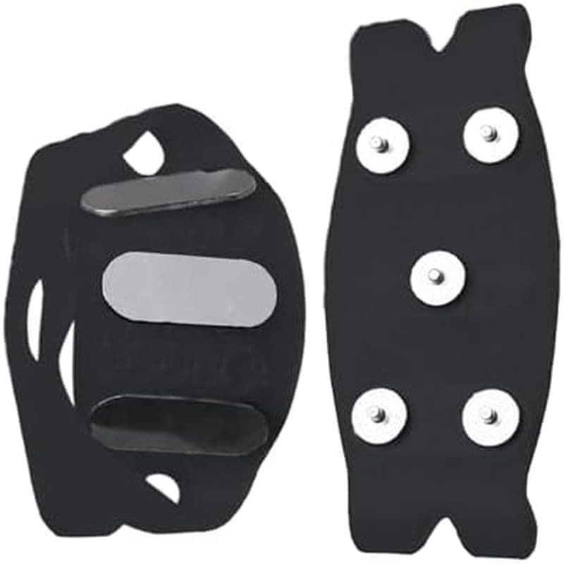 Picos De Pinça Para Sapatos-Capas Antiderrapantes Neve No Gelo Com 5 Garras , 1 Acessório De Sola Emborrachado Segurança