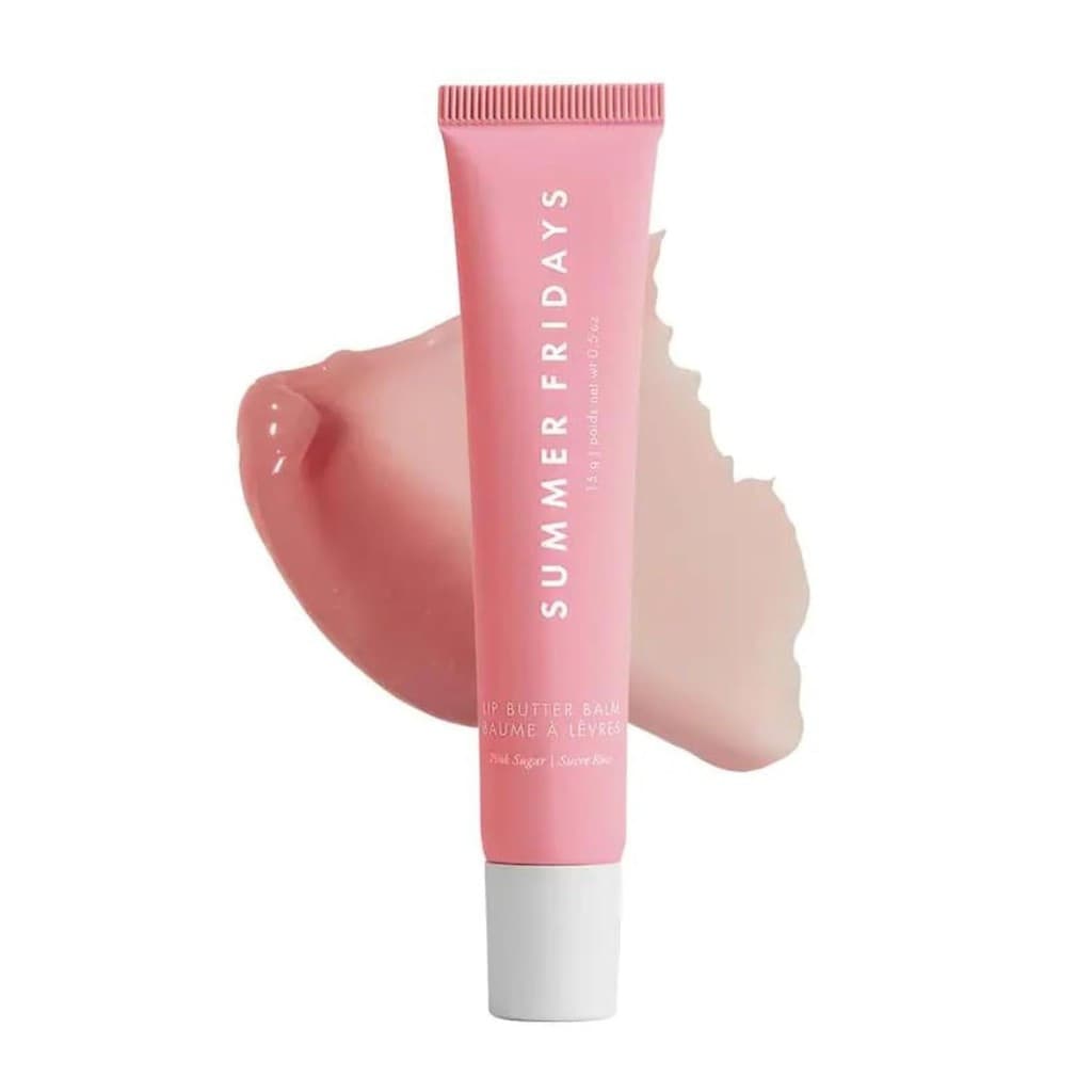Bálsamo Labial Colorido SummerFridays, Bálsamo Labial Vegano Condicionador, Adequado para hidratação instantânea, Brilha